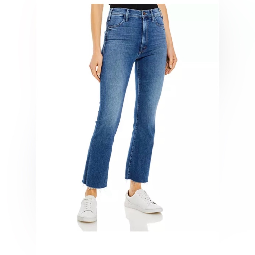 MOTHER The Hustler Ankle Fray Satisfaction Guaranteed